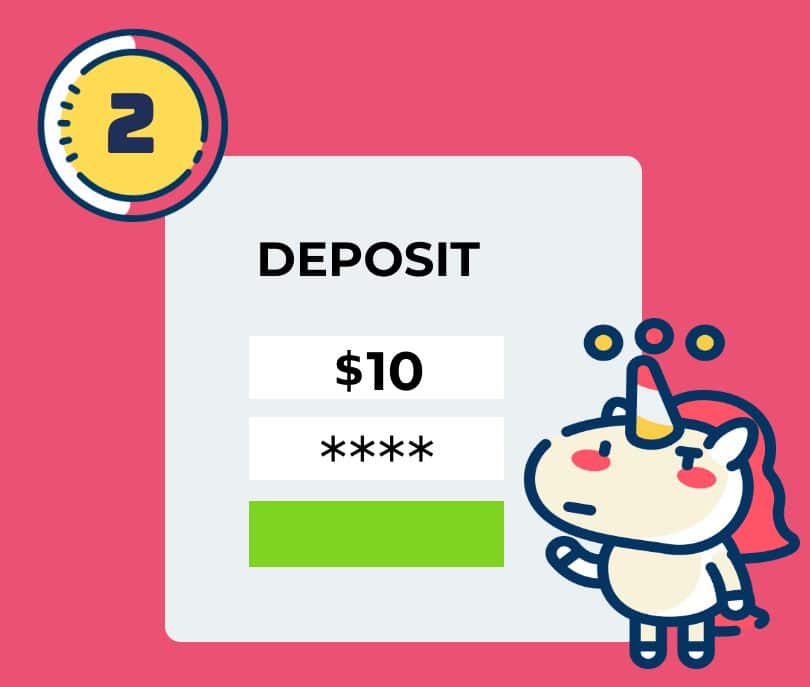 Make first deposit