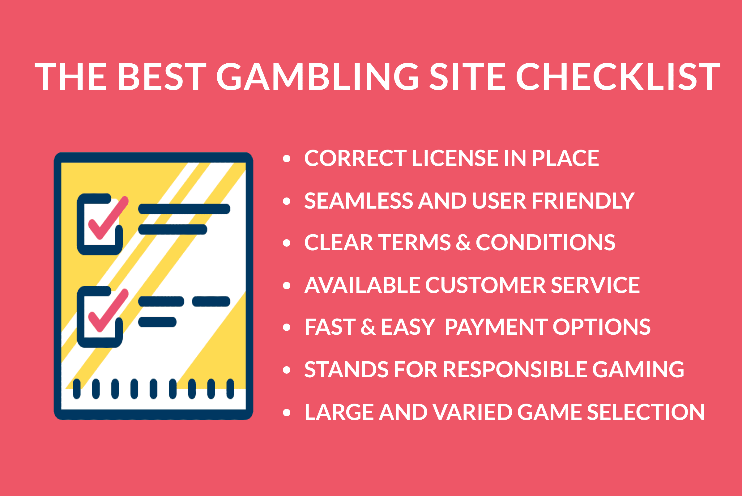 US BEST GAMBLING SITES CHECKLIST