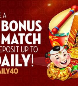 Get a 40% Bonus Match Daily at Caesars Casino