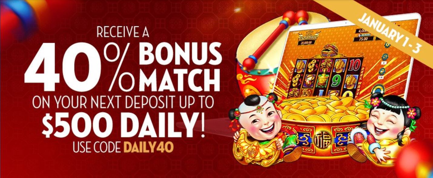 caesars 40 match bonus